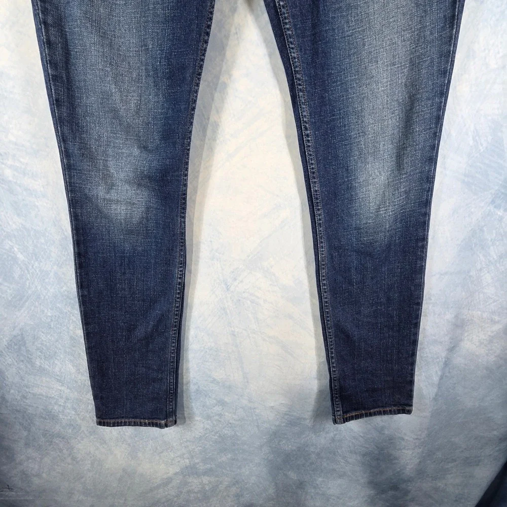 Levis 524 Too Superlow Jeans Womens 11M W30 L32‎ Dark Wash Skinny Blue Denim